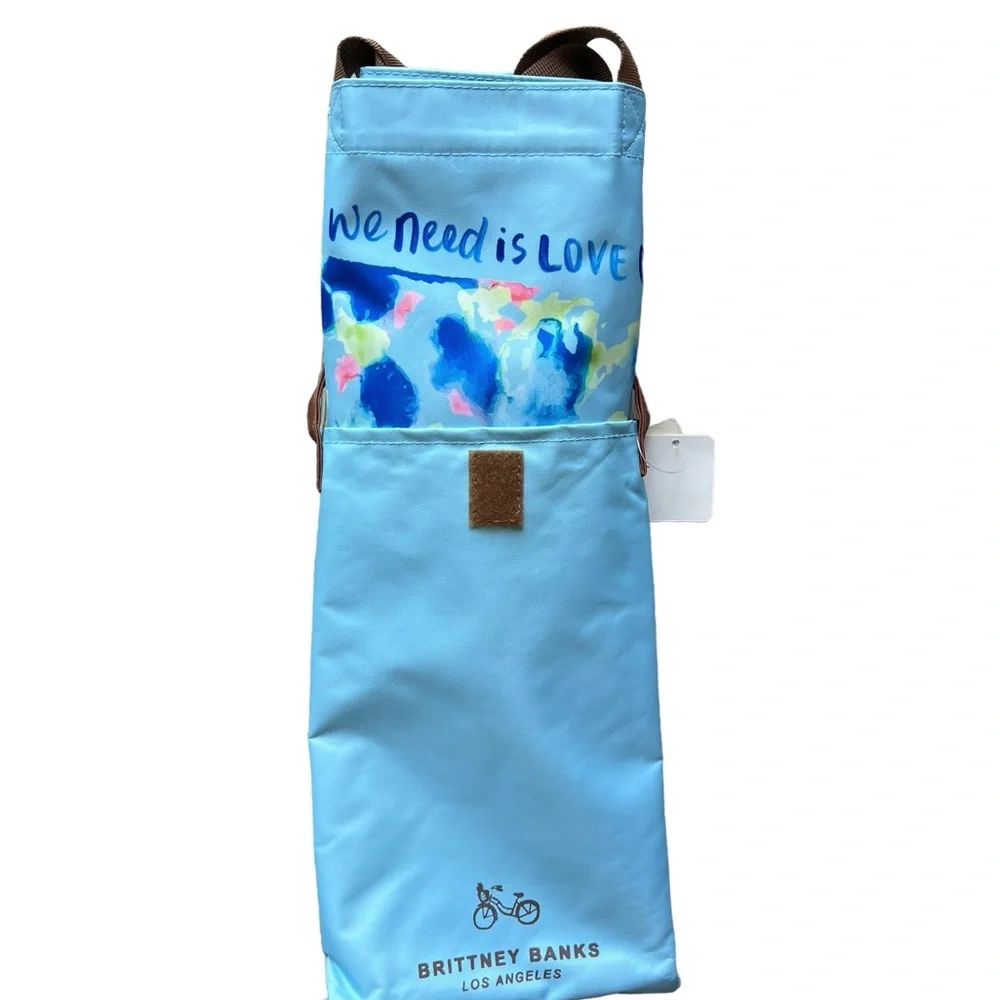 NEW Large Weekender Beach Tote with Wine Bottle bag Made in Los Angeles Travel